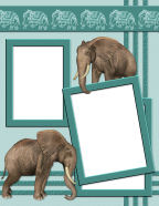 zoo themes with elephants working moving and lifting