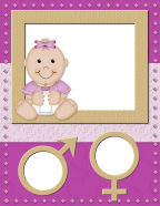 little ladies and little mans twin frames
