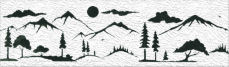 free mountain themed camping page topper 