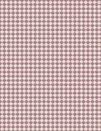 checkered pink tan dots