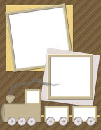 Male or Boys Digital Scrapbooking Paper Templates