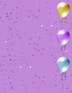 party balloons confetti for children