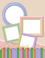 multi colored frames happy pages schools proms