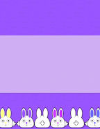 Purple Easter Egg Hunt Holiday themed digi-scrap papers