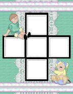 Quick Build Easter Holiday scrapbooking papers for fast easy downloading.