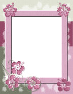 easy printable floral feminine scrapbook templates  papers