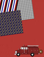 printable firemen scrapbook papers backgrounds to download