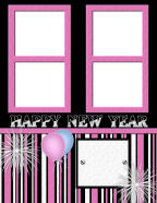 digital printable new years scrapbook papers computer scrapbooking celebrate fireworks party templates