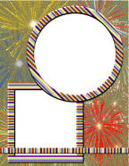 digital printable new years scrapbook papers celebrate fireworks party computer scrapbooking templates