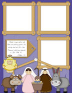Learn to Scrapbook for FREE using our Church or Religious themed digi-scrap papers