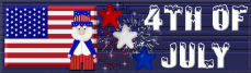 4 of july patriotic page topper free digital download
