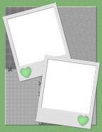 Green patchwork themed special occasion holiday scrapbooking papers