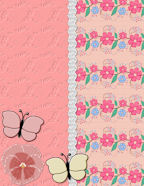 Easter Bunny and Spring Holiday scrapbooking papers.