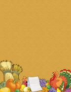 Thanksgiving Day Holiday Scrapbooking Paper Downloads